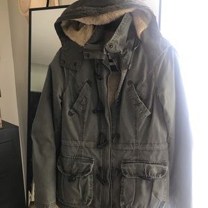 H&M lined toggle jacket